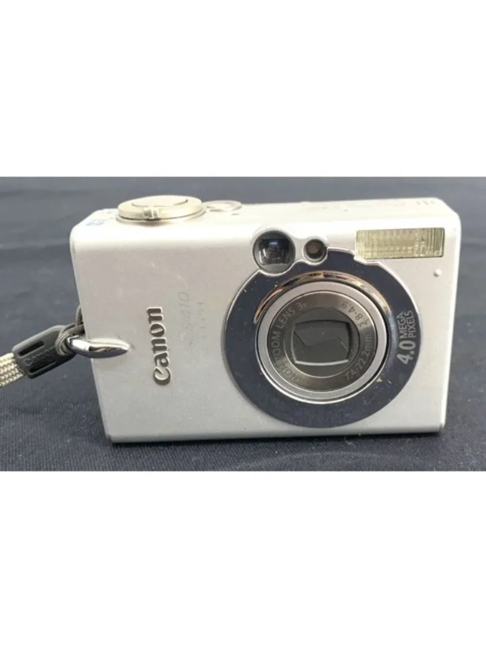 Canon PowerShot S410 Digital ELPH 4.0 MP Camera Untested Parts Only Has Battery